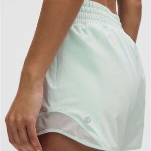 Lululemon Mint Hotty Hot Shorts
